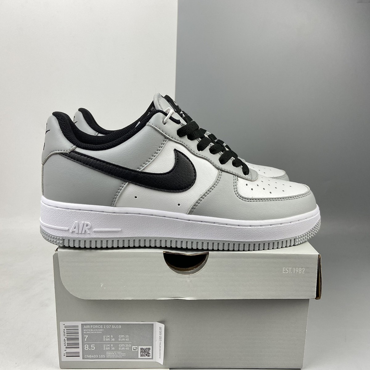 Nike Air Force 1 Low Custom Light Smokey Grey